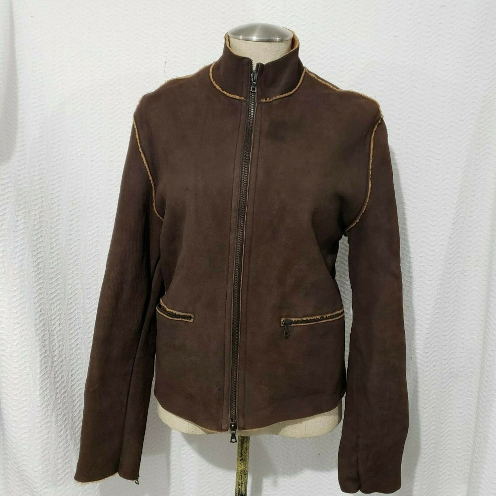 Marcello Pampaloni Firenze Italian suede coat